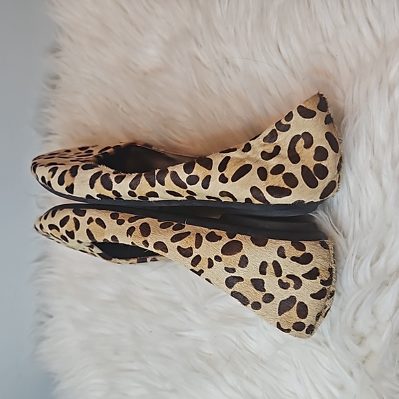 Steve Madden Women's Heaven Cheetah Print Fabric Ballet Flats - Picture 7 of 8